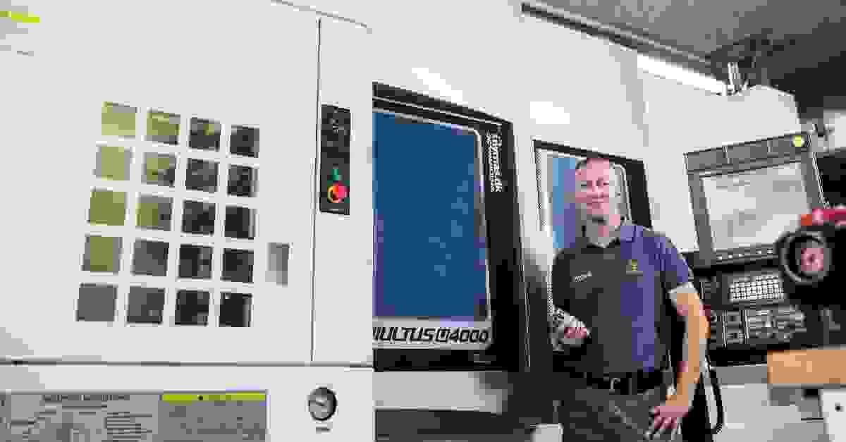 Okuma Multus maskine på BJ-Gear fabrik