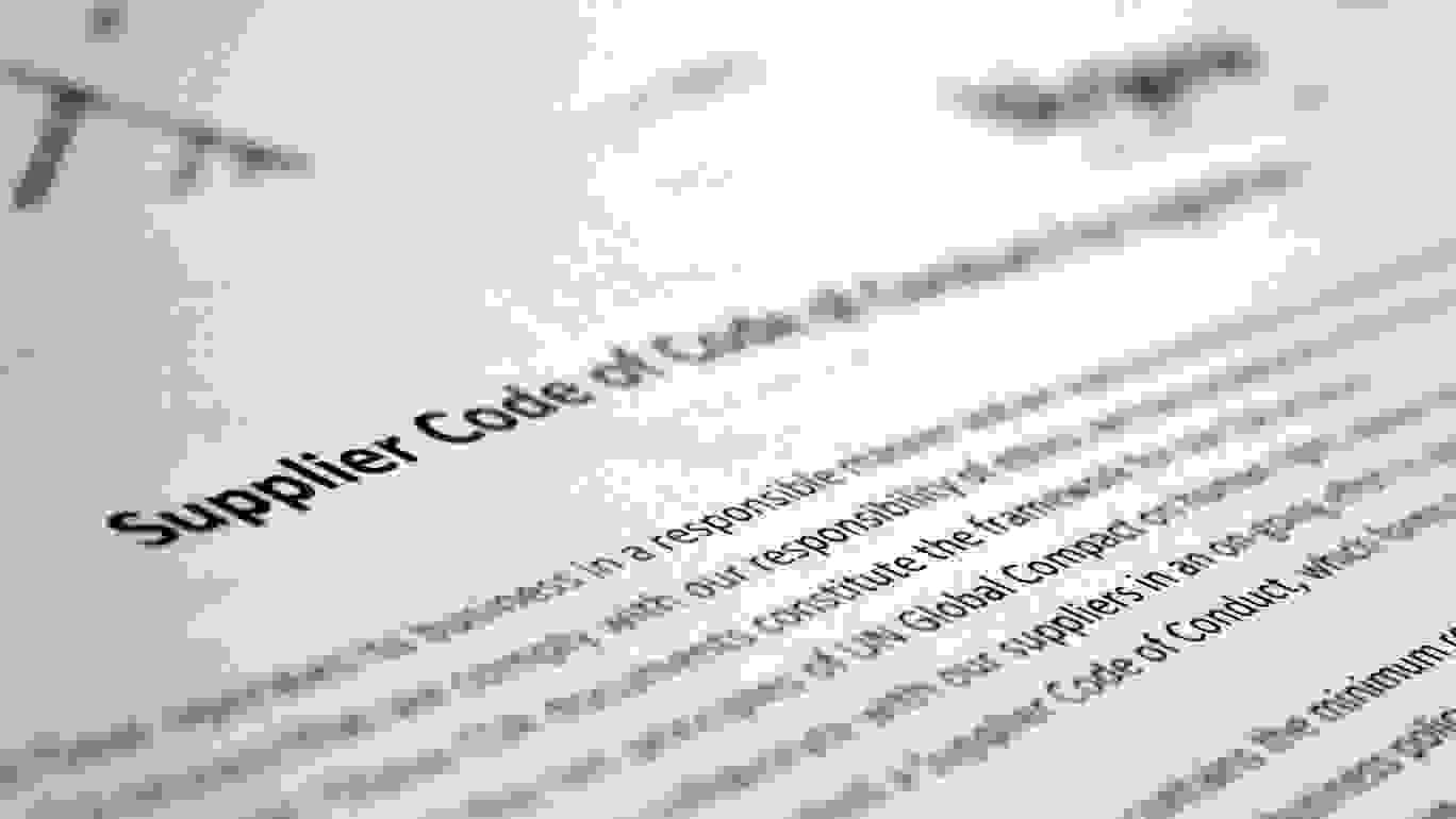 Supplier Code of Conduct image
